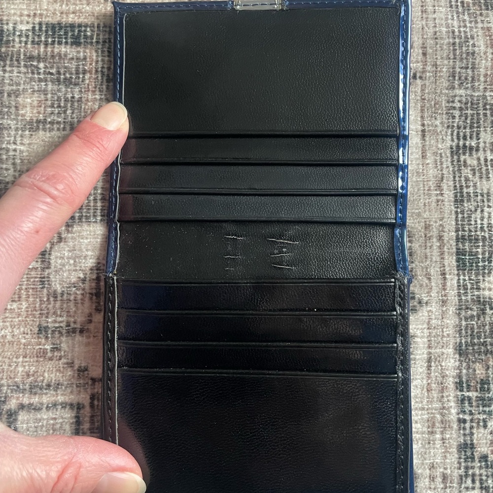 Beijo Navy and Gray Card Holder - Picture 3 of 3